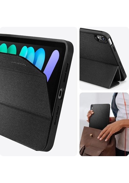 iPad Mini 6 (2021) / Mini 7 (2024) ile Uyumlu Kılıf Urban Fit Black - ACS03864 modelleri