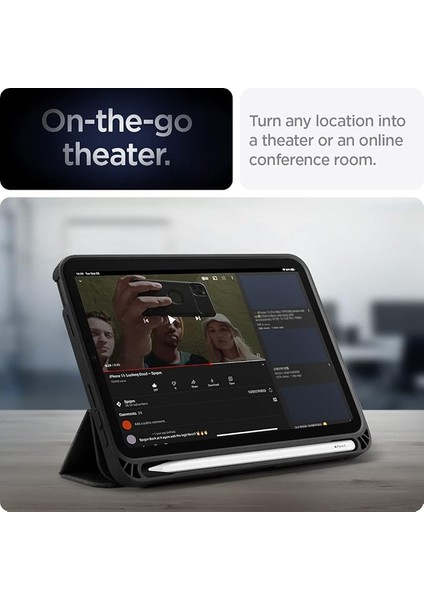 iPad Mini 6 (2021) / Mini 7 (2024) ile Uyumlu Kılıf Urban Fit Black - ACS03864 fırsatları