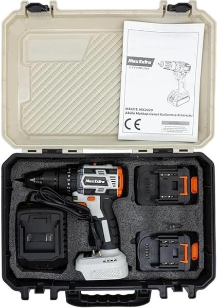 Extra MX2020 20 V 2 Ah Akülü Darbeli Matkap fırsatları
