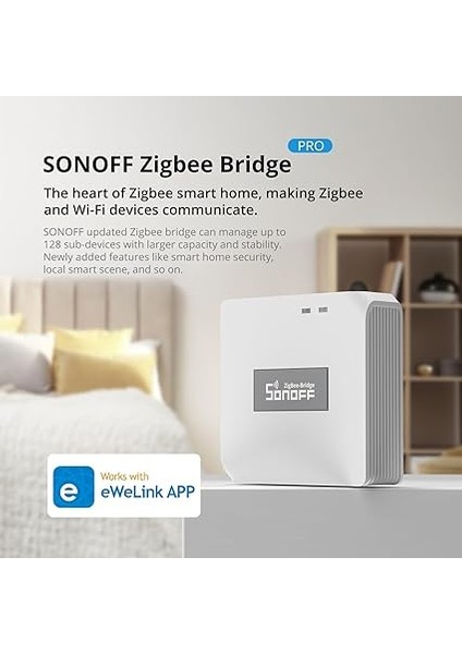 Zigbee Bridge Pro Zigbee Ağ Geçidi, Akıllı Ev Güvenlik Modlu Zigbee Cihazı, Wı-Fı ve Zigbee Çift Protokol Desteği, Uygulama Kontrolü, Alt Cihaz Ota Desteği fiyatları