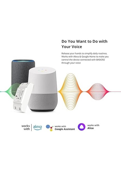 -Basic R2 Wifi Akıllı Ev Rölesi- Google Home-Alexa Uyumlu (Yeni Versiyon) fırsatları