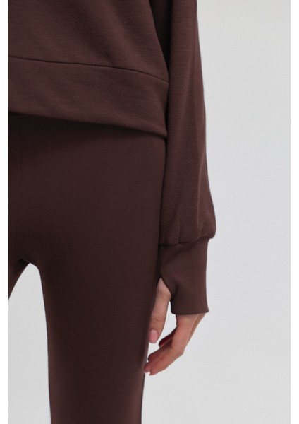 Luna %100 Pamuk Sırt Pencereli Sweatshirt modelleri