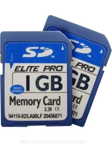 Elite Pro 1gb Sd Hafıza Kartı Secure Digital Flash Memory modelleri