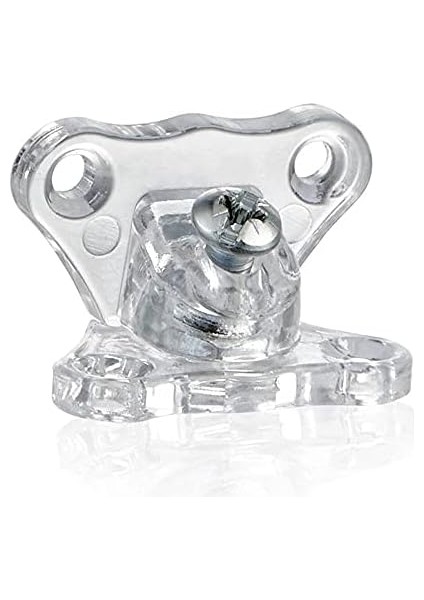 Açılı T Bağlantılı Çektirme Şeffaf Plastik Köşe Birleştirme Kelebek (100 Adet)