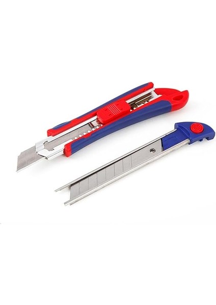 WP212010 9 mm Ağır Hizmet Paslanmaz Çelik Kasa Yedek Kartuşlu Maket Bıçağı + 2 Adet Yedek Bıçak fırsatları