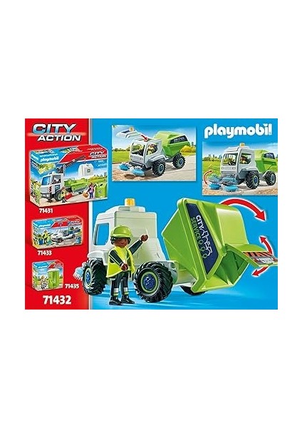 City Action 71432 Süpürge, Şehir Temizliği, Döner Süpürme Fırçaları, 4 Yaş ve Üzeri Çocuklar Için Oyuncak fiyatları