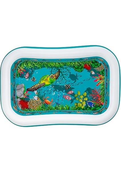 3D Undersea Adventure Şişirilebilir Oyun Havuzu 2,62 M x 1.75 M x 51 cm indirimleri