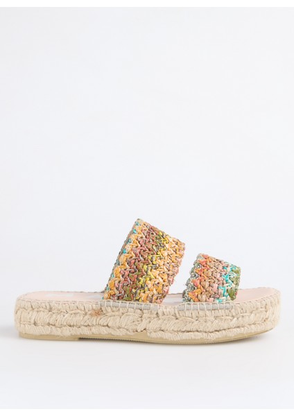 Pembe Deri Kadın Sandalet