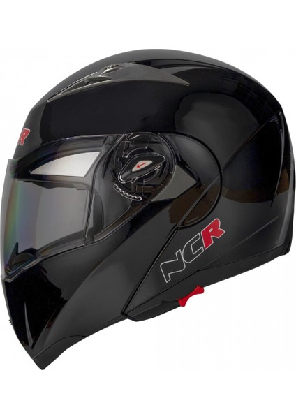 158 Çene Açılır Kask Mat Siyah