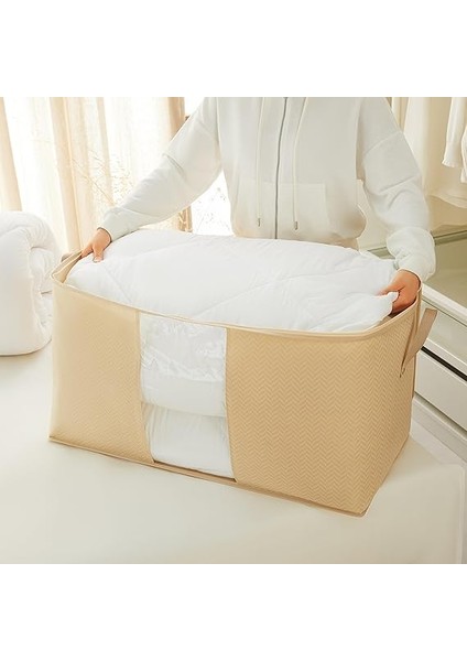 Home Textile Mega Boy Pvc Pencereli Bej Balıksırtı Hurç 75 x 40 x 40 cm indirimleri