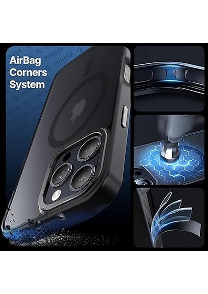 iPhone 11 ile Uyumlu Mattcover Serisi Arkası Mat Polikarbonat Kenarları Silikon ve Köşeleri Güçlendirilmiş Kamera Korumalı Ince Silikon Kılıf (Düz, 11) modelleri