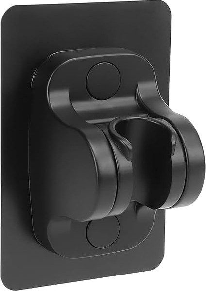 Yapışkanlı Duş Başlığı Tutucu , Ayarlanabilir El Duş Tutacağı Delme Yok Duvara Monte Su Geçirmez , Mafsal , Duş Askısı (Black) indirimleri