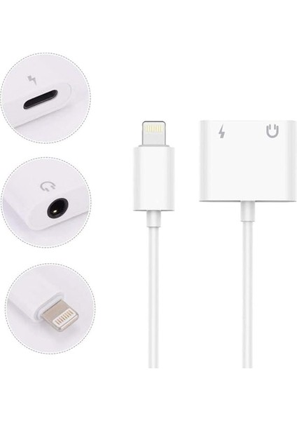 Lightning Uyumlu Kulaklık Şarj Çevirici Dönüştürücü Adaptör Aux Kablosu Iphone 7 8 x Xr 11 Plus indirimleri