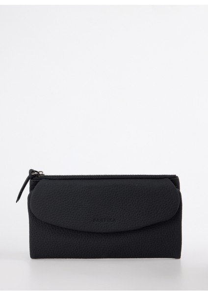 Siyah Kadın Cüzdan Frk 535 Flt Deri Siyah