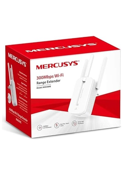 MW300RE, N300 Mbps, 3 Harici Anten, Tek Tuşla Kolay Kurulum, Mobil Uygulama Desteği, Dual-Band Wi-Fi 4 Menzil Genişletici fırsatları