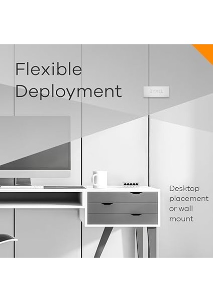 5-Port Gigabit 10/100/1000 Unmanaged Ethernet Switchı | Ethernet Splitter | Masaüstü Veya Duvara Montaj [GS-105B V5] indirimleri