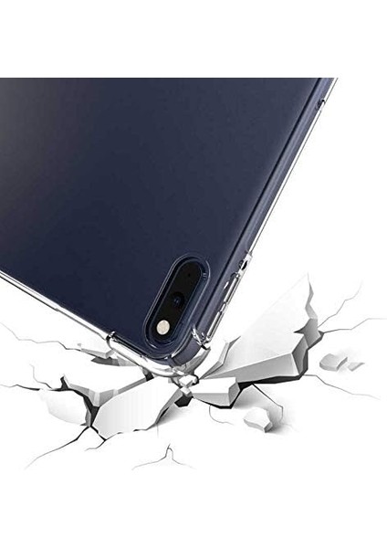 Huawei Matepad 10.4 Kılıf Şeffaf Silikon Darbe Korumalı Kapak Antishock Kapak Renksiz fiyatları