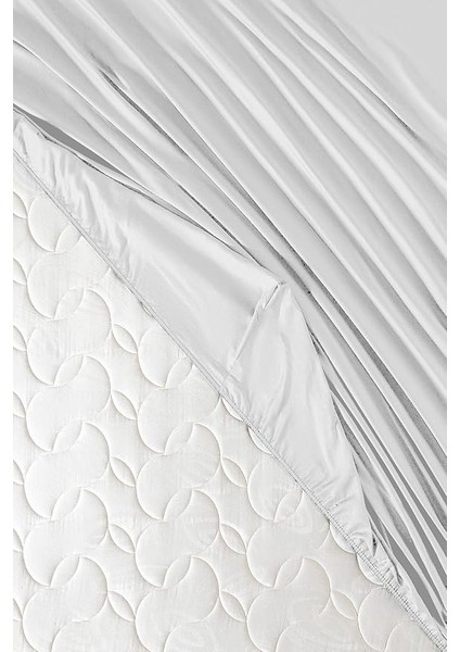 Lastikli ÇARŞAF%100 Pamuk Oeko-Tex® Sertifikalı (Nevresim Kumaşından Üretilmiştir) 57 Tel Beyaz 180X200 fırsatları