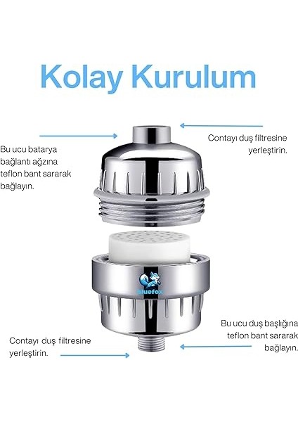 Sılver Duş Filtresi – Klor ve Ağır Metal Arıtmalı, Kdf 55 + Aktif Karbon, Saç ve Cilt Dostu, Kireç Azaltıcı, Evrensel Uyumlu, Aletsiz Montaj, Su Yumuşatıcı Filtreli, 3 Yıl Garantili fırsatları