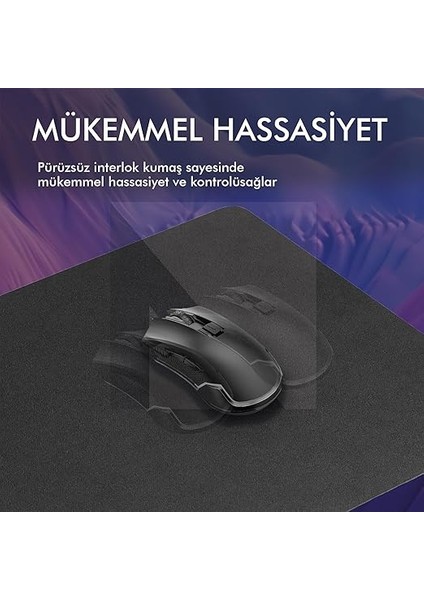 Oyuncu Mouse Pad, Kaymaz Taban Gamer Mousepad, Masa Koruyucu Masa Matı, Ofis Tipi Klavye ve Fare Altlığı (Siyah, 100X50 cm - Xxxl) indirimleri