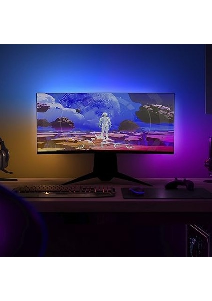 Hue Gradient Pc Monitör Akıllı Renkli LED Şerit, 32-34 Inch, , Aydınlatma fiyatları