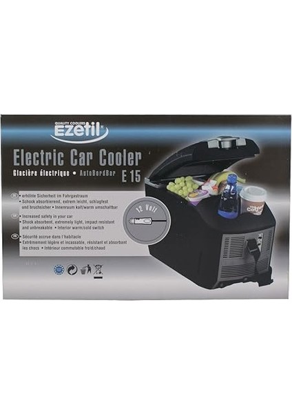 300445 Unisex Buzdolabı Ezetil E15, Füme, Tek Beden, S, M, L Veya Xl modelleri