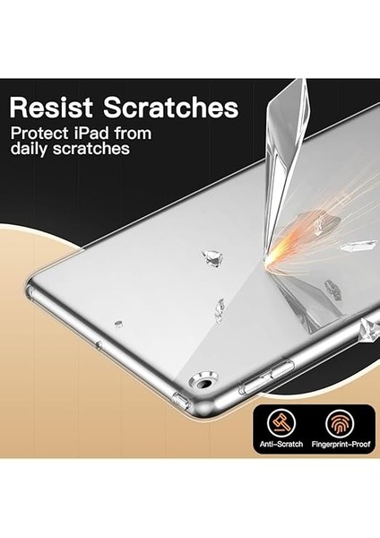 9. Nesil ile Uyumlu Şeffaf Kılıf Silikon Tablet Kılıfı Ultra Ince Buzlu Şeffaf Kılıf (Ipad 9. Nesil) modelleri