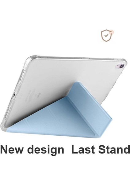 Ipad (10,nesil) 10.9" 2022 ile Uyumlu Katlanır Kalemlikli Standlı Uyku Modlu Akıllı Kılıf, Lacivert modelleri