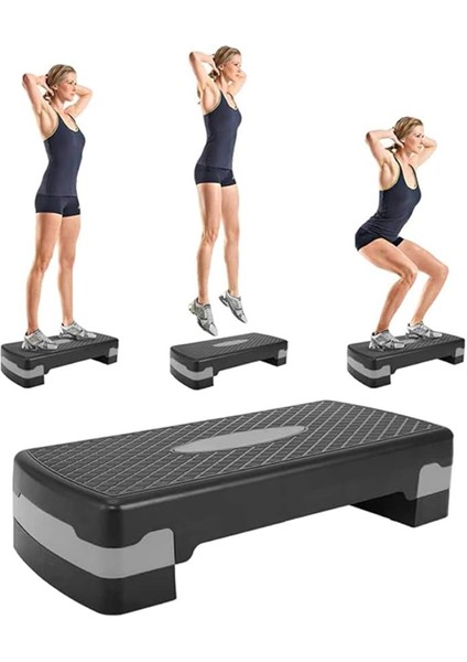 Step Tahtası 2 Kademeli Yükseklik Ayarlı Fitness Egzersiz Aleti 200KG Kapasiteli