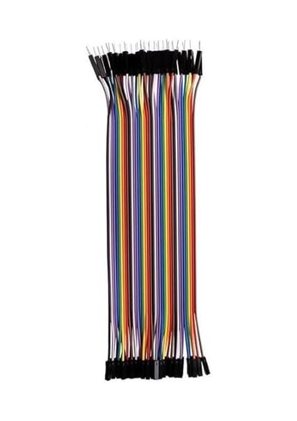 40 Adet Dişi-Erkek Jumper Kablo 20 cm