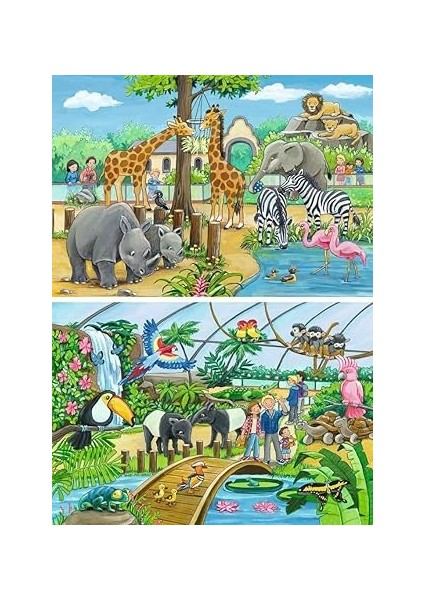 2 x 24 Parça Yapboz Zoo (78066) fiyatları