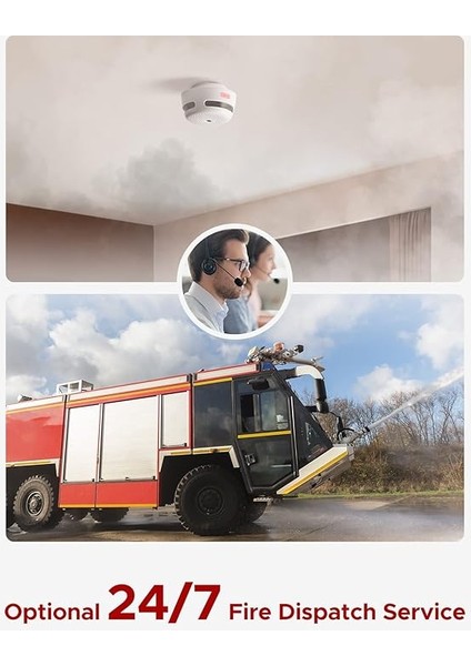 Değiştirilebilir Pilli Akıllı Duman Dedektörü Yangın Alarmı, Wi-Fi Duman Dedektörü, Gerçek Zamanlı Uygulama Bildirimleri, XS01-WX, 1'li Paket indirimleri