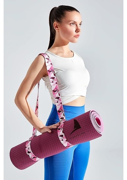 Tpe Premium Yoga Matı 5 mm | Pilates Minderi ve Yoga Kemeri Seti | Kaymaz, Ekstra Konforlu, Çevre Dostu modelleri