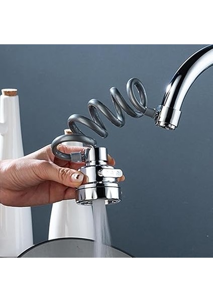 Uzatılabilir Tasarruflu Musluk Başlık - Çek Bırak Ucu 3 Fonksiyonlu, Yeni Nesil Kolay Kullanım, Püskürtücü Eki fiyatları