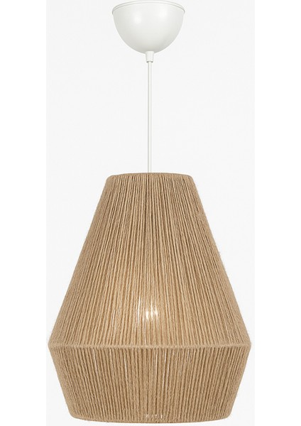 El Yapımı Doğal & Bohem Tarzın Şıklığı -El Yapımı Jüt Ipli Avize /salon , Cafe , Yatak Odası, Balkon , Teras fırsatları