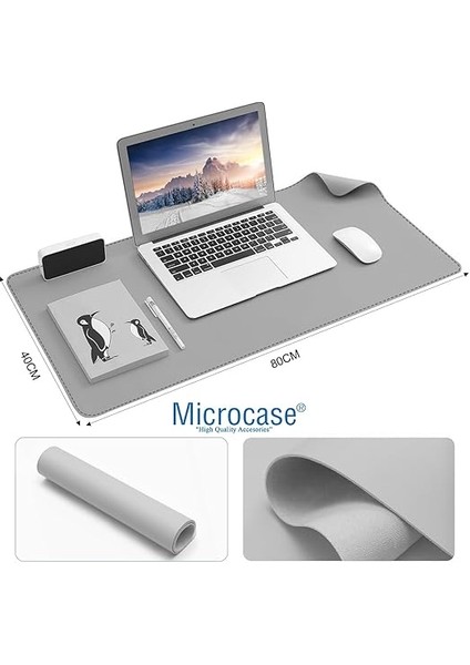 Deri Mouse Pad Laptop Bilgisayar Geniş Masa Matı 80X40 AL3023 (Lacivert) modelleri