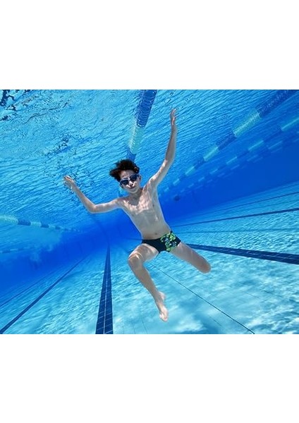 The One Junior Buğu Önleyici Yüzme Gözlüğü, Çocuklar Için, Geniş Camlı Yüzme Gözlüğü, Uv Koruması, Kendinden Ayarlamalı Burun Köpüğü, Orbit-Geçirmez Contalar indirimleri