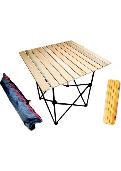 Ahşap Kamp Masası, Taşıma Çantası, Küçük Boy fiyatları