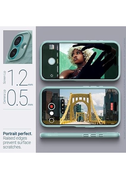 Caseology iPhone 16 ile Uyumlu Magsafe Kılıf Parallax Mag Hava Kanalı Teknolojisi Askeri Sınıf Koruma Sage Green 3 Boyutlu Tasarım Kapak - ACS08233 indirimleri