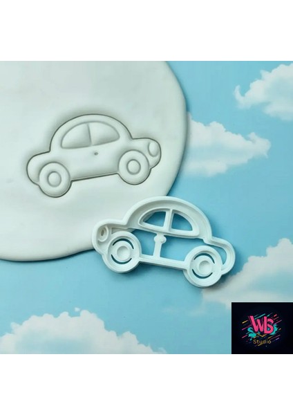 Araba Şeklinde Kurabiye Kalıbı ve Şeker Hamuru Şekillendirici fiyatları