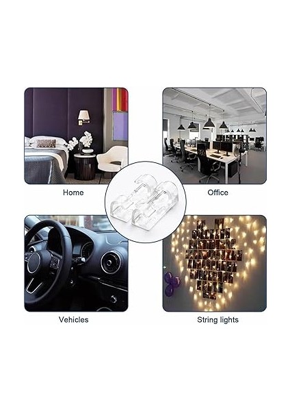 40 Adet Yapışkanlı Kablo Klipsi Seti, Kablo Düzenleyici, Masa Üstü ve Duvar Için Tutucu, Kablo Sabitleyici Aparat, Ev Ofis Yönetimi, Usb, Şarj, Ethernet, Mouse Için Uygundur fiyatları