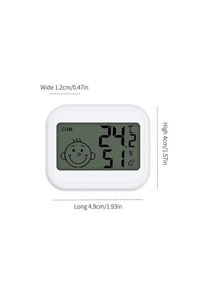Dijital Bebek Ateş ve Nem Ölçer – LCD Ekranlı, Hassas Sıcaklık ve Nem Takibi Göstergesi fiyatları