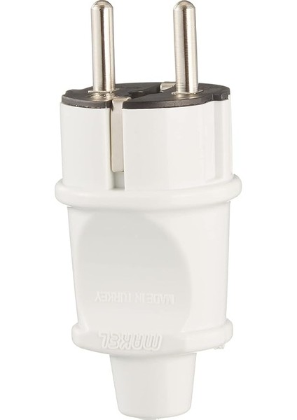 Aksesuar Toprakli Erkek Fiş Kordonsuz Beyaz fiyatları