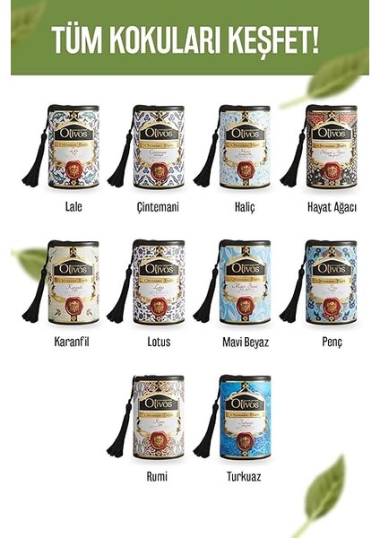 Ottoman Serisi Haliç Zeytinyağlı Katı Sabun - Osmanlı Kültüründen Ilham Alan Doğal Cilt Bakımı, Geleneksel Hamam Kokulu, Özel Kutusunda Hediye Seti, 100 gr x 2 (Haliç) fırsatları