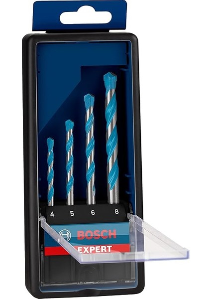 4 x Expert Cyl-9 Multiconstruction Matkap Seti (Beton, Yumuşak Fayans, Ø 4-8 Mm, Profesyonel Aksesuar, Darbeli Matkap/tornavida, Matkap/tornavida) fiyatları