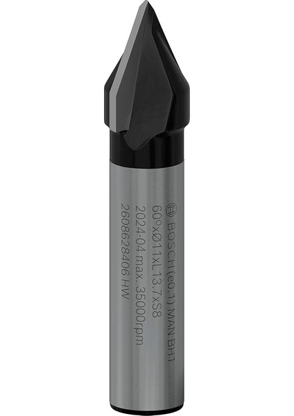 Professional Aksesuar 2608 628 406 V Oluk Freze 8 Mm, D1 11 Mm, Uzunluk 14 Mm, G 45 Mm, 60°