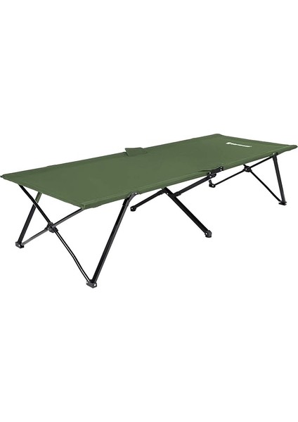 Üniseks Yetişkin Kamp Yatağı, Kamp Yatağı, Tüv Rheinland Tarafından Test Edilmiştir, Maksimum Statik Yük Kapasitesi 260 Kg, 206 x 45 x 75 cm GCB25J, Yeşil, 205 x 75 x 46 cm
