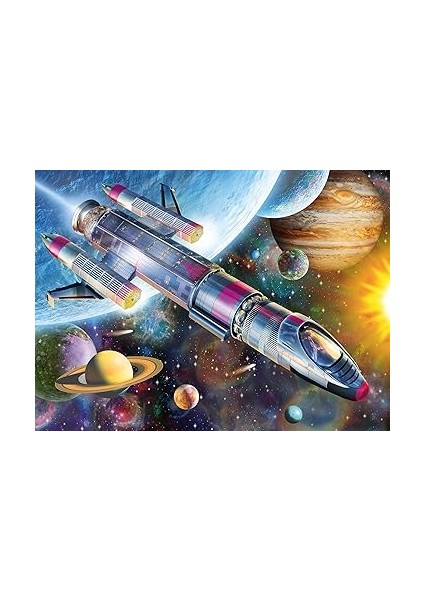 100P Puzzle Uzay Görevi modelleri