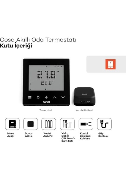 Akıllı Oda Termostatı Kablosuz Kombi Kontrolü V5 fırsatları