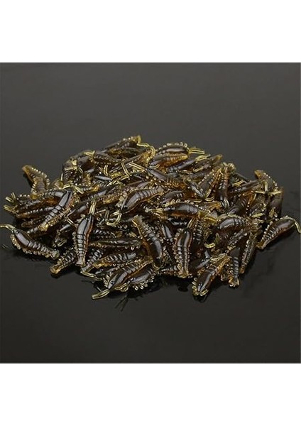 30 Adet-6 Renk-Silikon Balık Yemi-Gerçek Görünümlü-Sahte Yapay Karides, Ardeppo, Karışık Renkler, 2, 5 cm modelleri